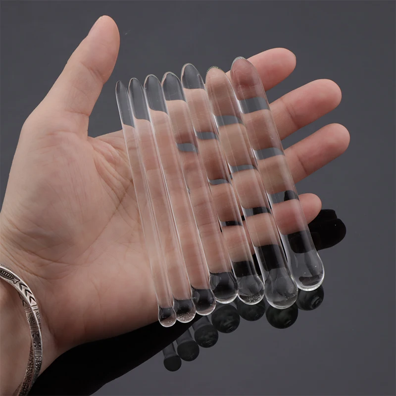 7 Size Male Penis Plug Glass Urethral Plug Urethra Dilatator Catheter Sounding Chastity Stimulate Masturbation Sex Toy Men 18+