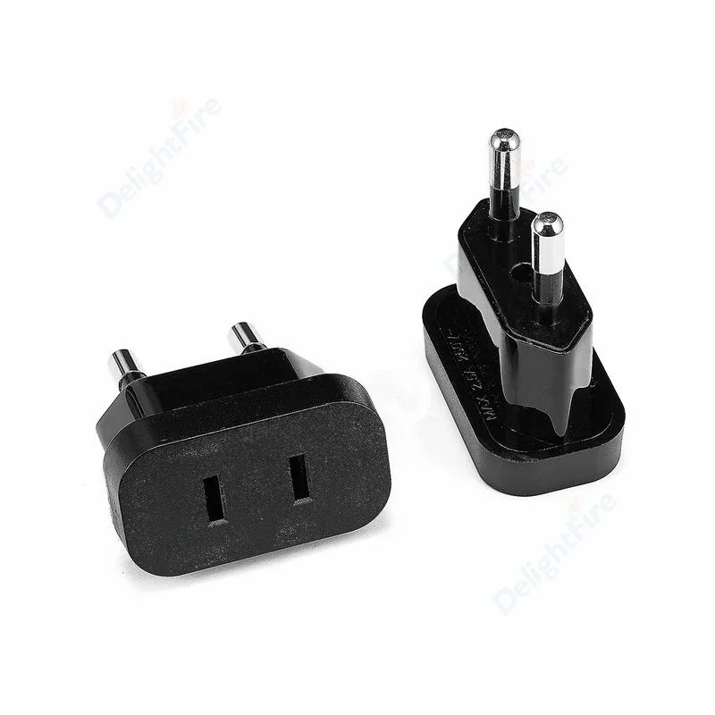 EU Plug Adapter China Amercian CN US To EU KR Euro Universal Travel Adapter American To European Plug converter AC Outlet