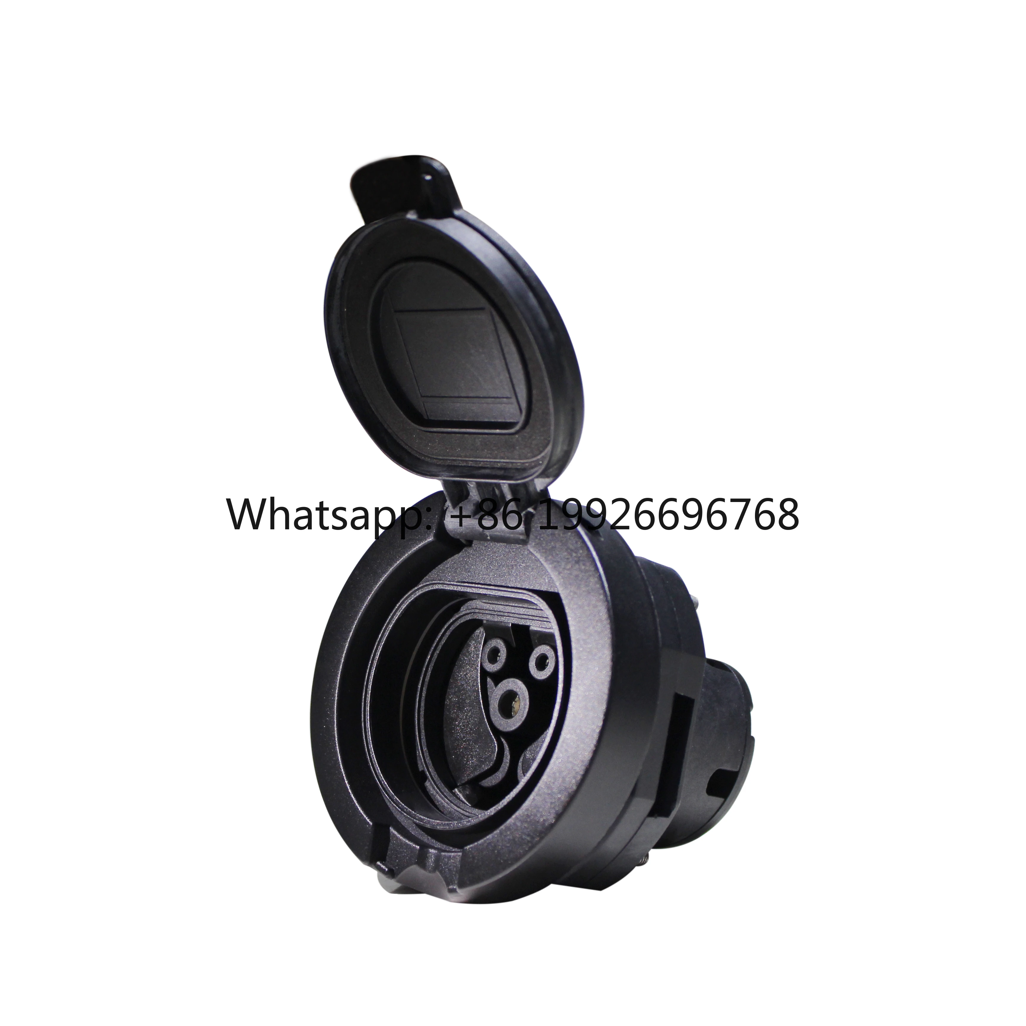 

Type2 3-Phase 62196-2 EV Charger Socket with Shutter and E-Lock New Condition 32A Rated Current Outlet Type