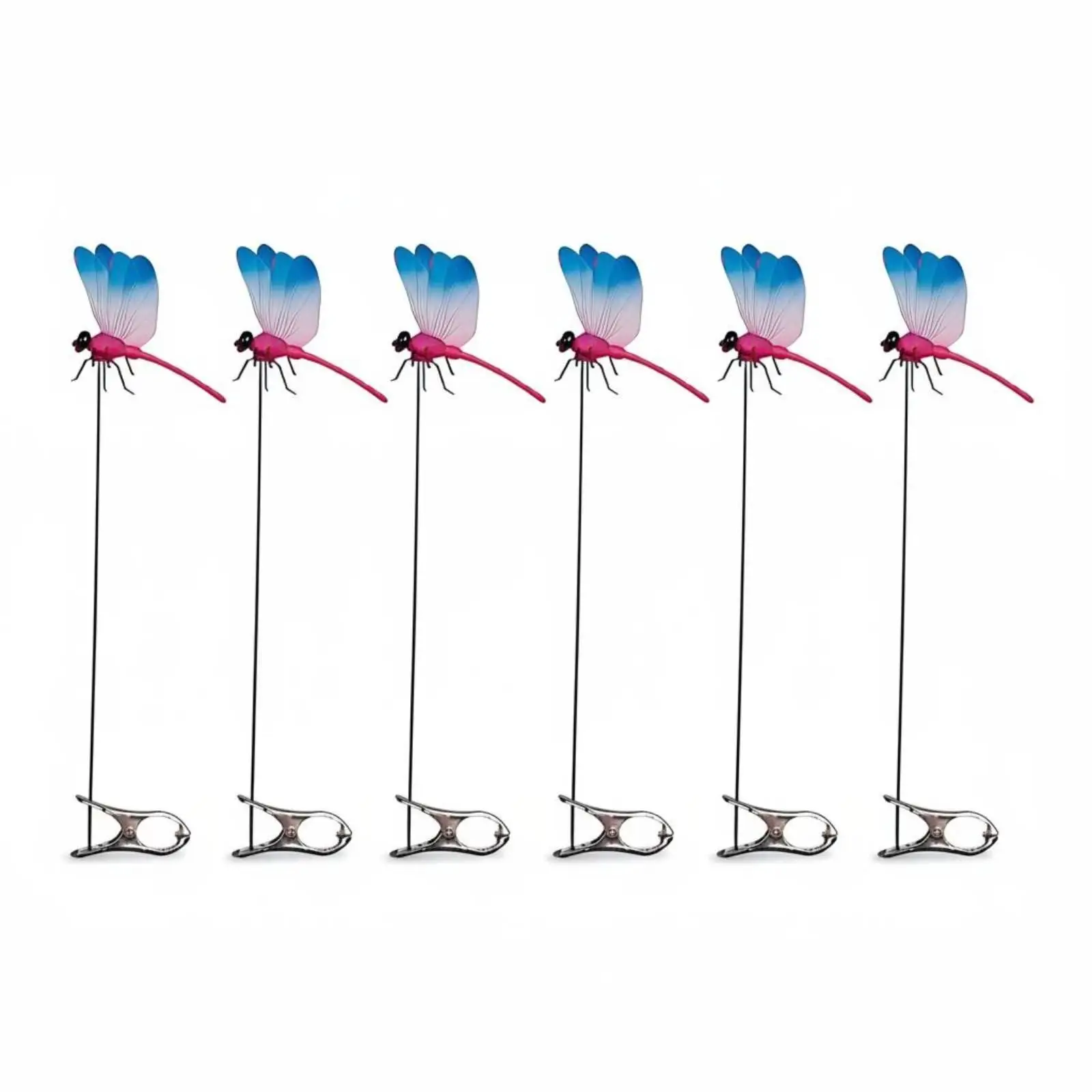 Fake Dragonfly Clip Outdoor Deterrent Decoration for Garden Lawn Flower Pot Plant Styling