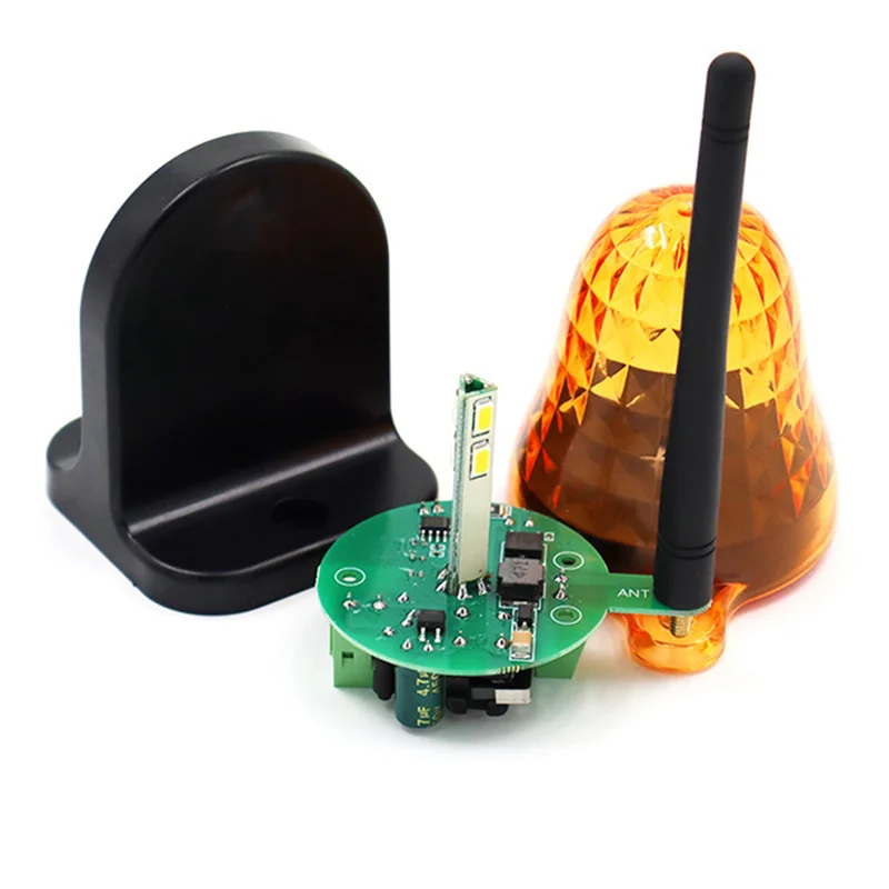 SCLS ユニバーサル 12V-265V LED 信号警報灯ストロボ点滅ライト壁マウント緊急警告ランプゲートオープナー用