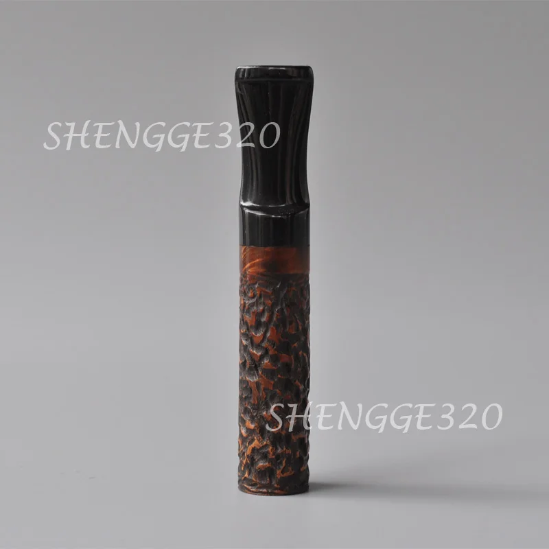 حامل سجائر خشبي من براير، أنبوب تدخين خشبي، نمط قصير مستقيم #1