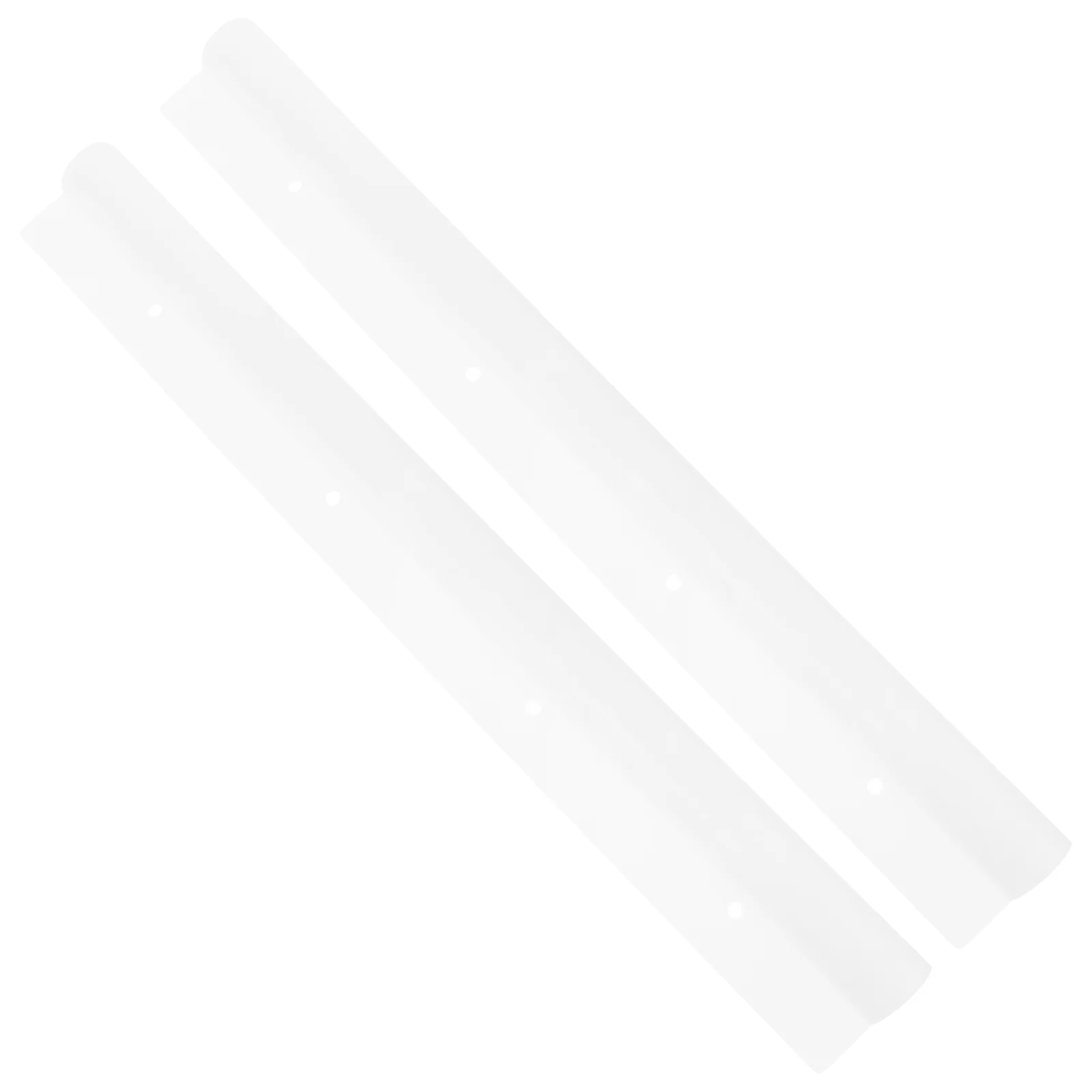 2 PCS Golf Flag Tube Fixing Tubes White for Golfing Truck Fixed Portable Plastic Poles Sewing Tools