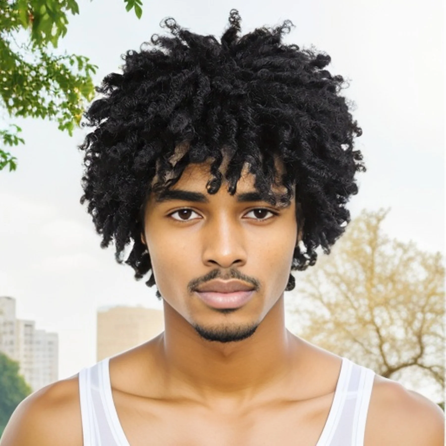 Synthetic Men\'s Wigs Short Braided Wig Black Dreadlock Wigs Afro Curly Hairstyles Male Wig with Bangs Cool Male Gradient Brown