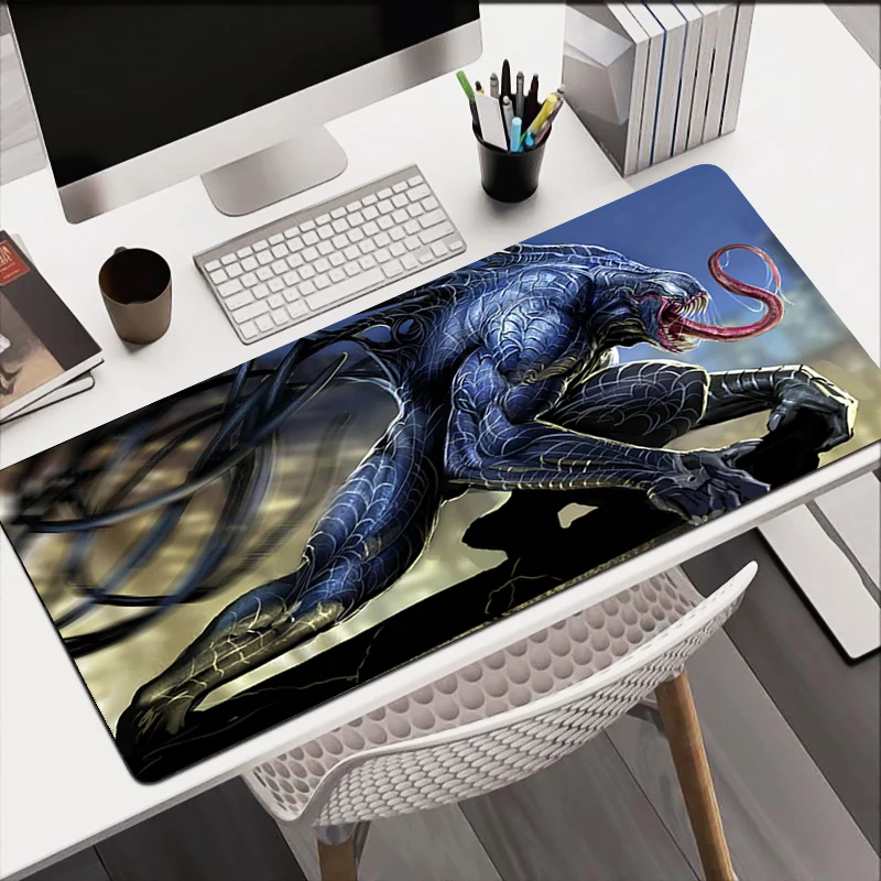 Desk Mat Gamer Mousepads Venom Mouse Pad Office Desk Pads Large Mousepad 31.5x11.8In(80x30CM) Non-slip Mouse Mats For Computer