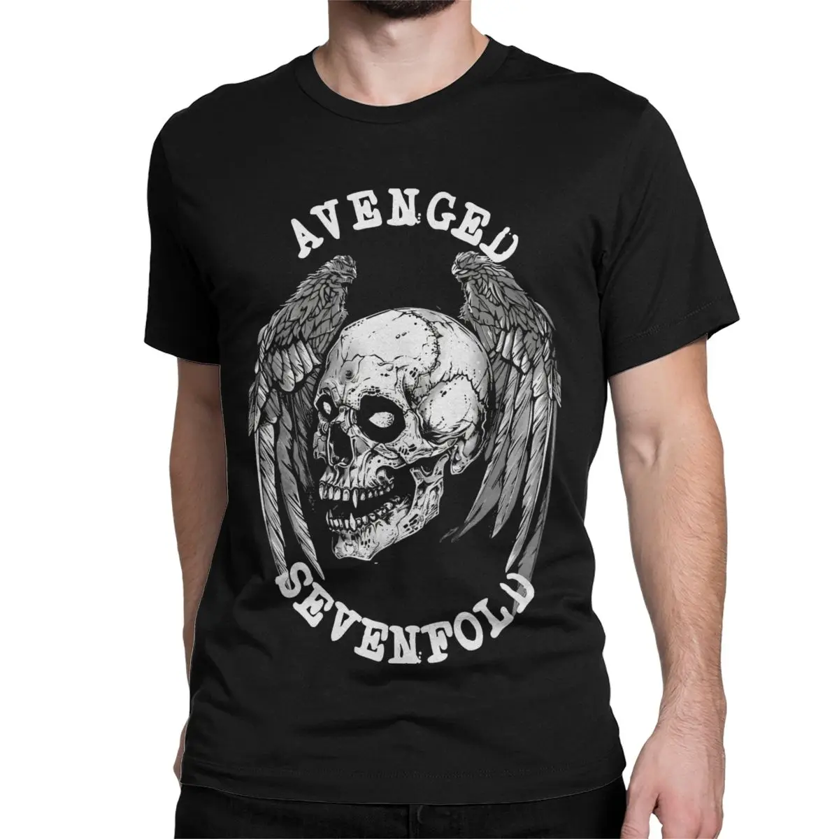 Avenged Sevenfold Skull T-Shirts Men Women A7X Diverse Rock Hipster Cotton Tees Crewneck Short Sleeve T Shirt Gift Idea Clothes