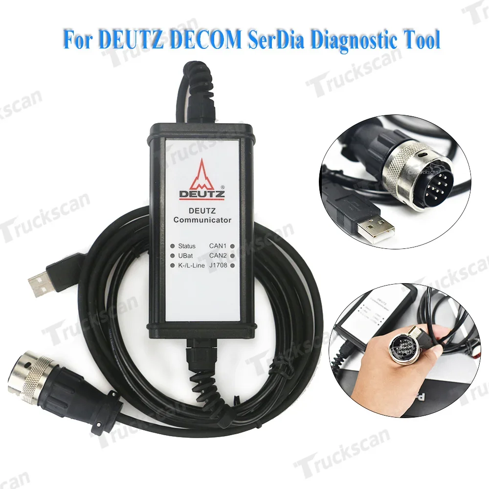 for Deutz DeCOM SerDia diagnostic kit DEUTZ Communicator kit SerDia diagnostic programming for Deutz truck excavator