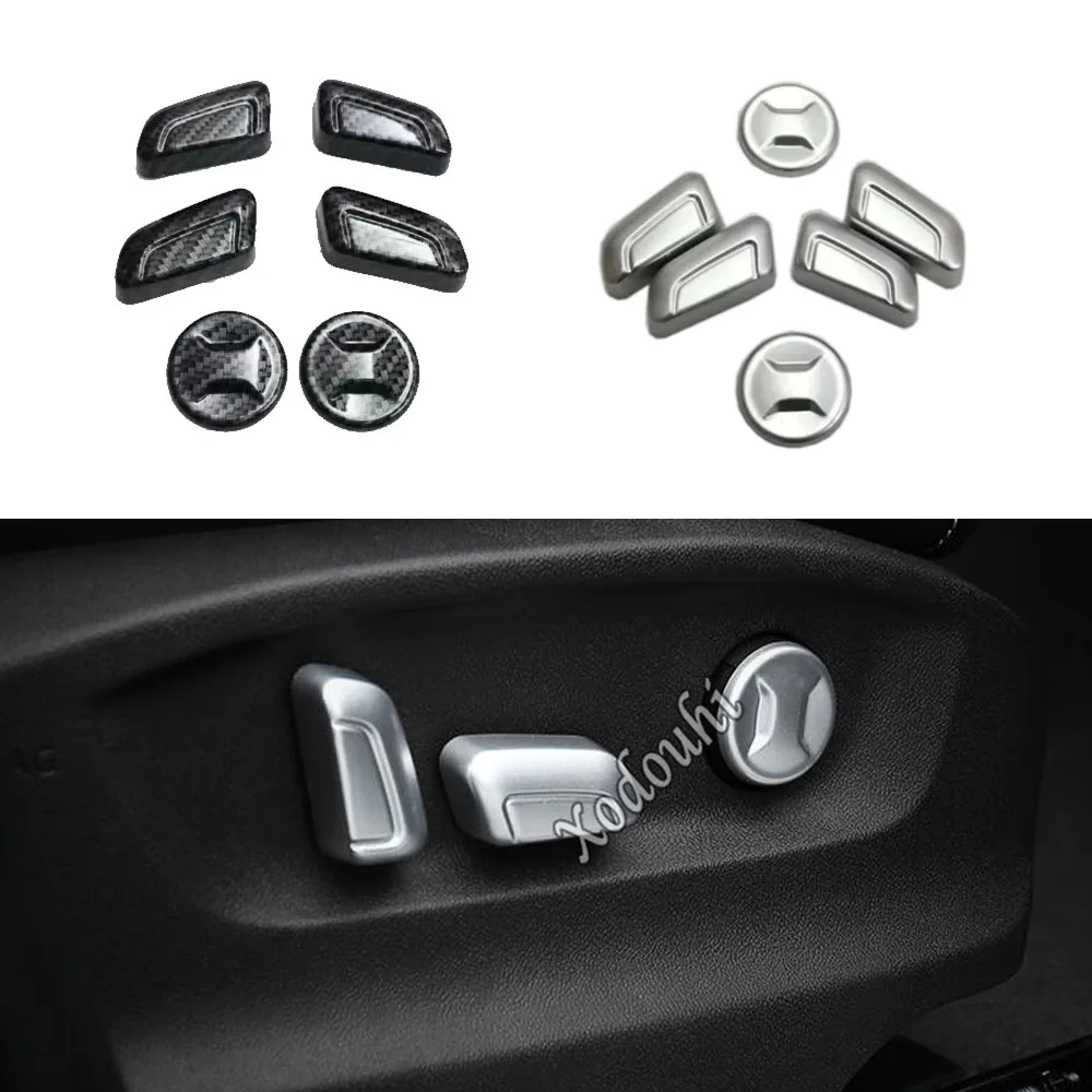 For Volkswagen VW T-ROC TROC 2017 2018 2019 2020 2021 2022 Detector Seat Adjustment Knob Button Switch Trim Frame Accessories