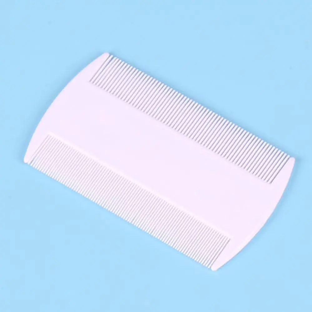 Effective White Hair Styling Tools Double Sided Lice Flea Nit Removal Head Lice Detection Lice Comb Nit Combs view 6