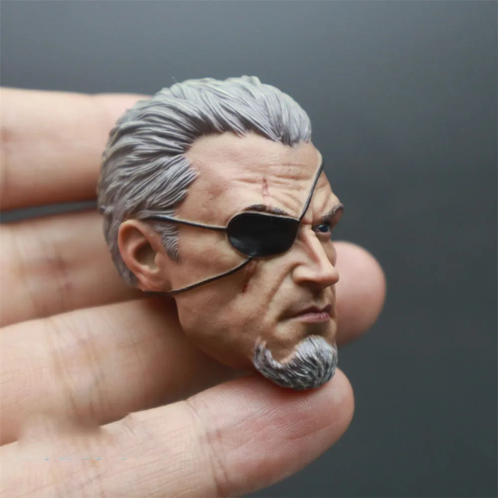 Best Sell 1/6th Brother Zhong Cyclops Slade Wilson Male Head Sculpture Carving Model For 12inch Action Figure DIY