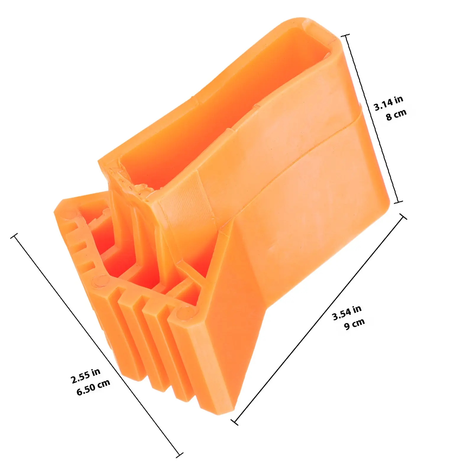 Non-Slip Ladder Feet Rubber Covers, 2pcs Replacement Caps for Telescoping Ladder Foot Protection
