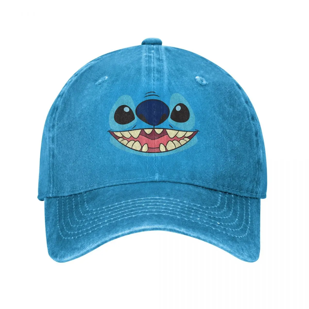 Summer Cap Sun Visor Happy Hip Hop Caps Disney Lilo & Stitch Cartoon Film Cowboy Hat Peaked Hats