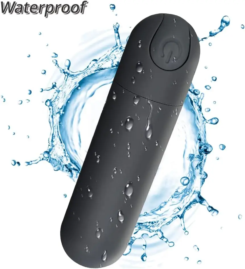 Vibrador tipo bala remoto con 10 modos de vibración potentes, estimulador del punto G de silicona, masajeador de clítoris, masturbador recargable