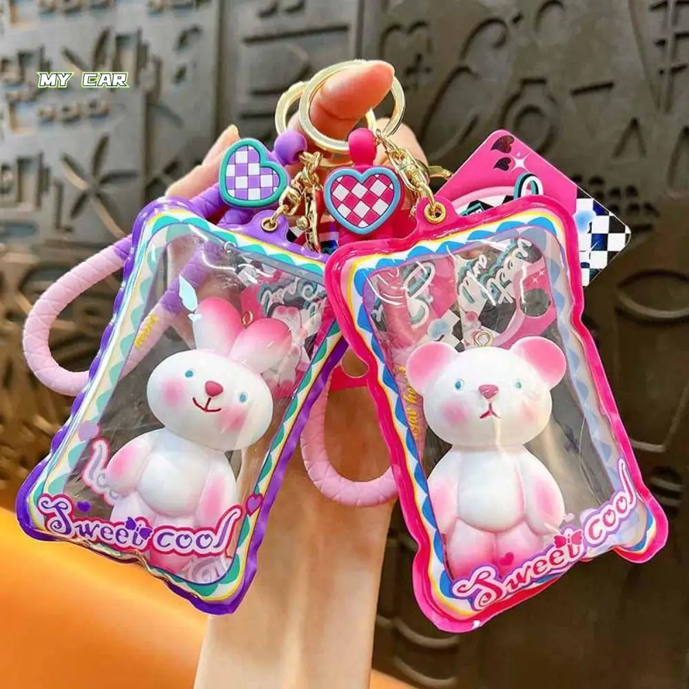 

Rabbit Inflatable Bag Inflatable Bag Pendant Anti-lost Charm Rabbit Bag Keychain Creative Backpack Decoration