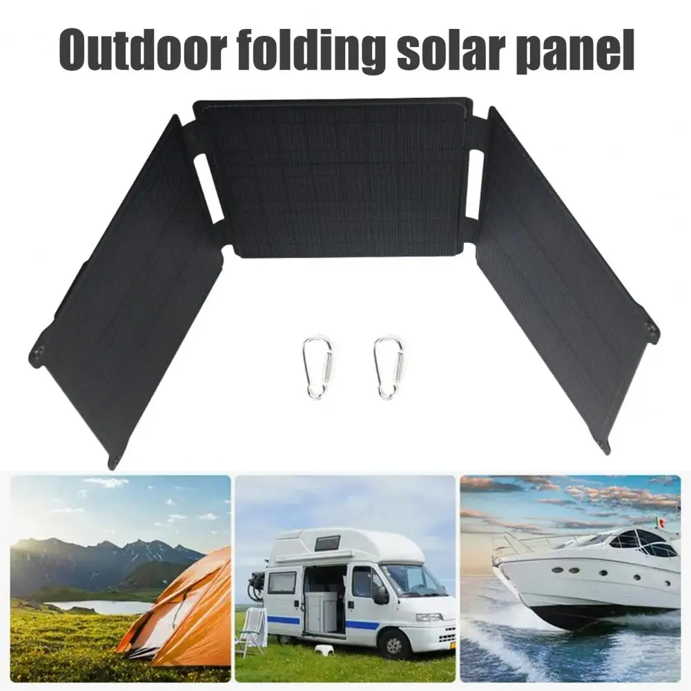 Pengisi Daya Tenaga Surya Efisiensi Tinggi Pengisi Daya Ponsel Portabel Panel Surya 21W Efisiensi Tinggi dengan Perlindungan Tegangan Lebih untuk Luar Ruangan