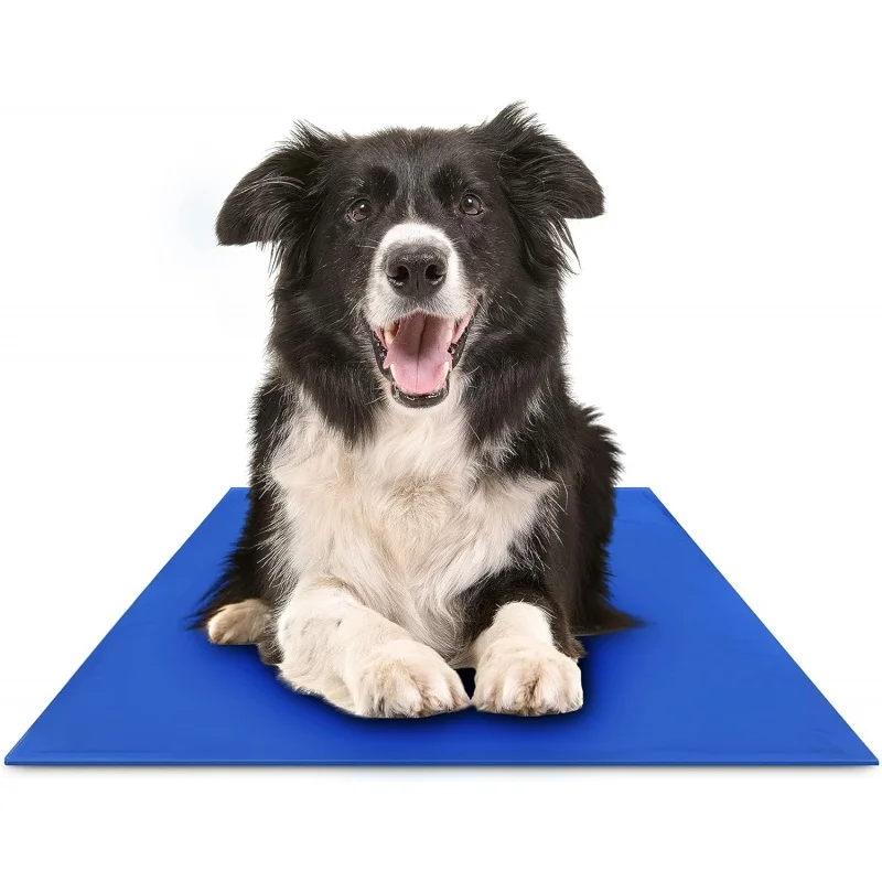 

Dog Cooling Pad,Large Size, Pressure Activated Pet Cooling Pad, No Water or Refrigeration Required, Non-Toxic Gel Cool