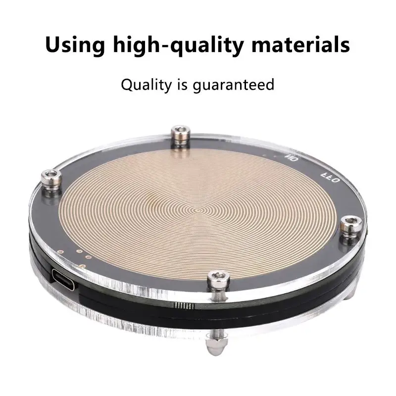 Generator sygnału o częstotliwości rezonansu Schumana DC 5V 7.83HZ, generator sygnałów z interfejsem Type-C, ładowalny generator impulsów falowych