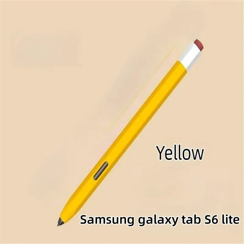 Silikon-Federmäppchen, Tablet-Touch-Stylus-Stift-Abdeckung, einfarbig, für Samsung Galaxy Tab S6 Lite S7 FE S8 Ultra S9 Plus