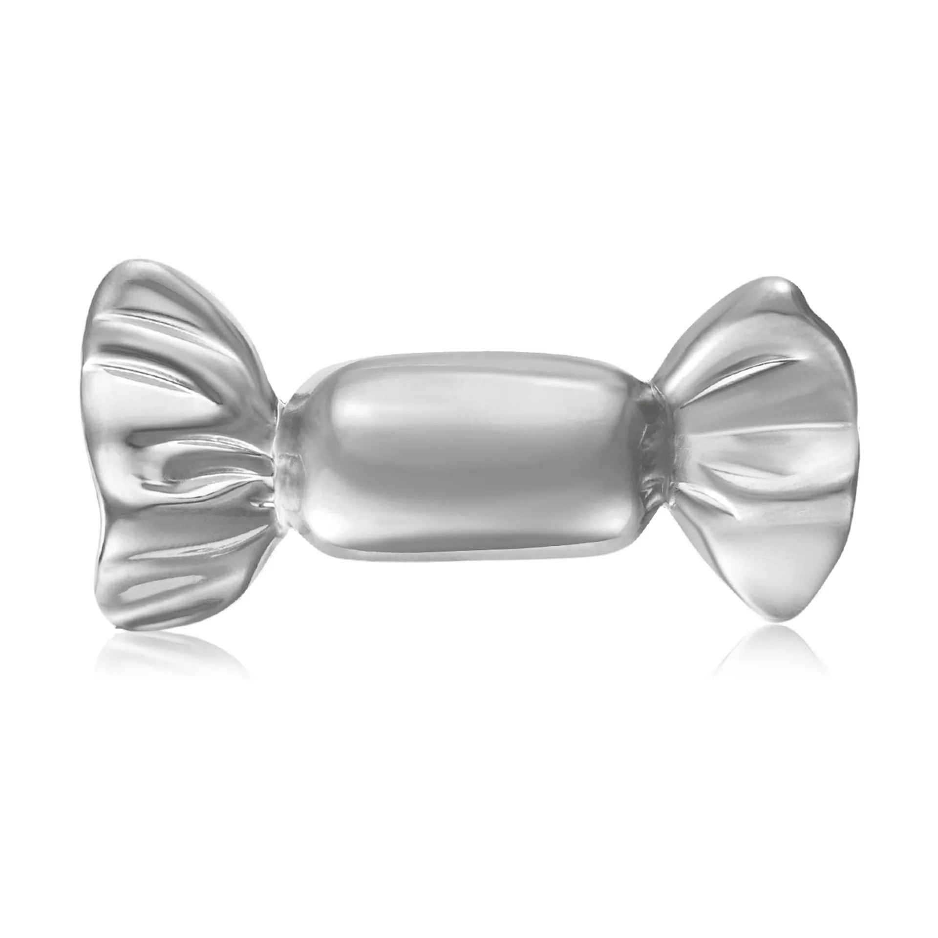 

Fashionable Stainless Steel Candy-shaped Texture Design Brooch, Unisex Halloween Party Costume Jewelry Irregular-Shaped Clasp