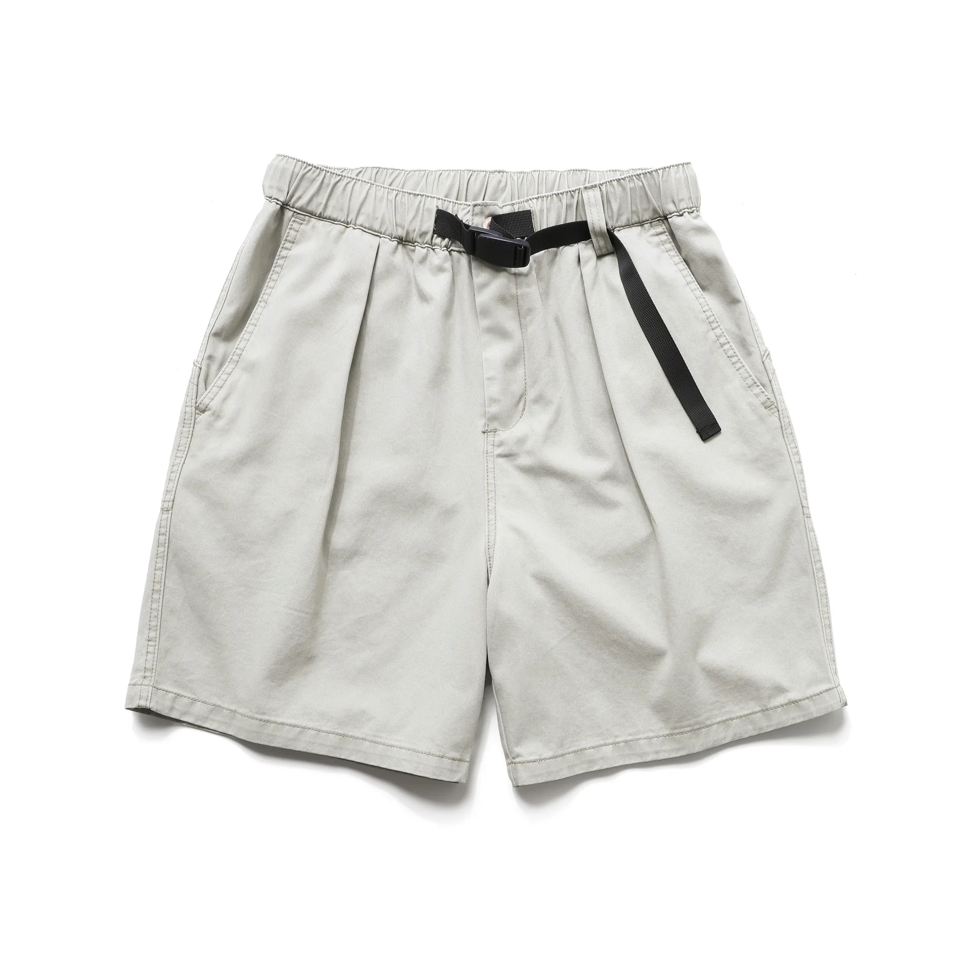 Japanese Retro Outdoor Functional Buckle Belt Cargo Shorts for Men Summer Streetwear Loose Straight Leg Casual 5-Point Shorts view 6