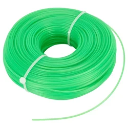 100M Trimmer Line Orange Square Brushcutter Strimmer Trimmer Cord Line Wire 1.6MM For Grass Trimmer Garden Tool Parts