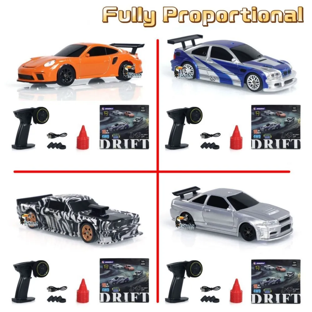 1/43 RTR Upgrade Gyro Mini Toys 4WD RC Speed Car 2.4G Remote Control Racing Drifting Car Four-wheel Drive High Speed Model Gifts