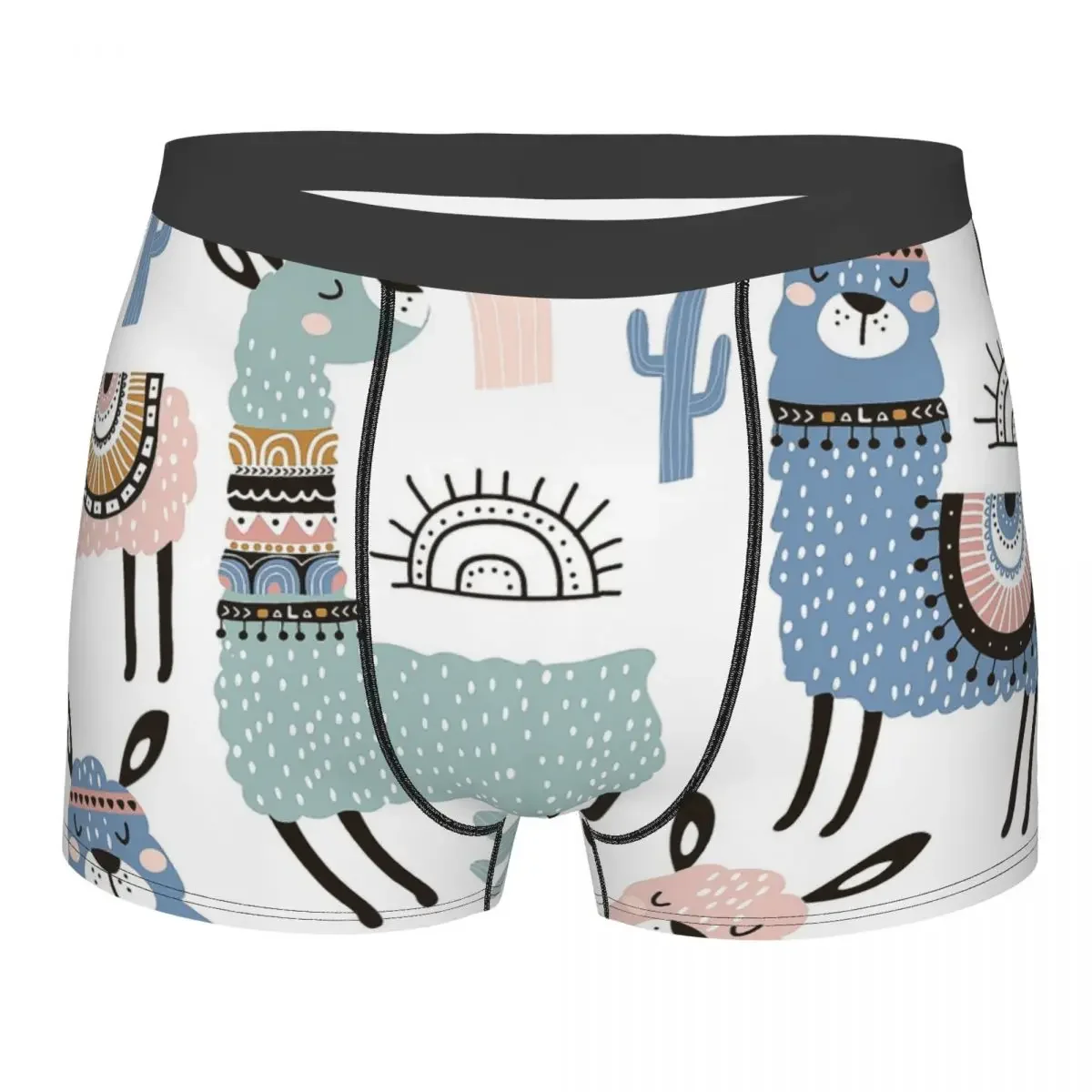 The Sheep Alpaca Clever Lively Naughty Lovely Cherubic Underpants Cotton Panties Male Underwear Ventilate Shorts Boxer Briefs