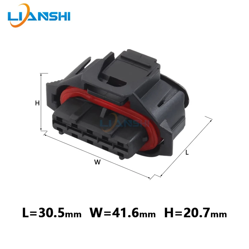 5set1928403738 Automobile common rail fuel nozzle crankshaft wheel sensor plug 5p harness connector with terminal DJ7056A-3.5-21