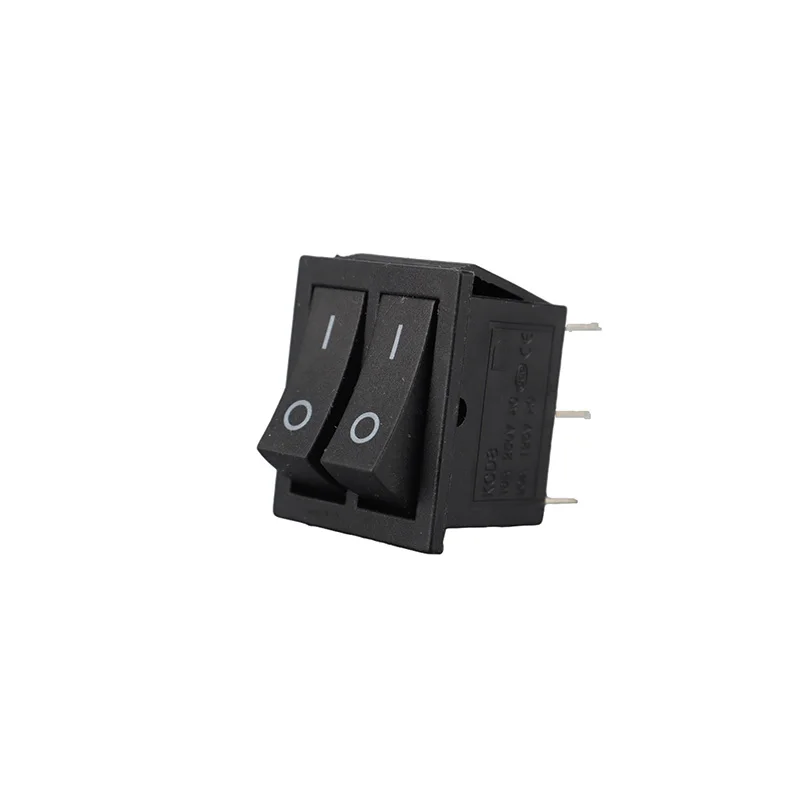 1PCS KCD8 6PIN 16A 250V 20A 125V Double Light Switch Rocker Switch Waterproof ON-OFF KCD6 Boat Power Switch