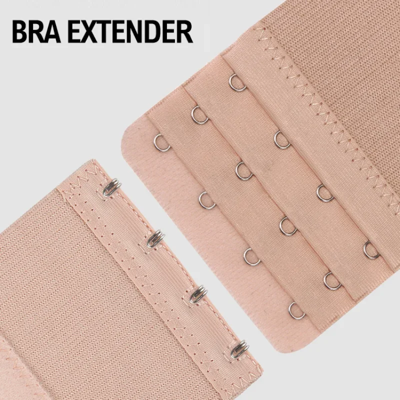 1/3pcs Bra Extender 2/3 Hooks Women Elastic Bra Extension Strap Hook Clip Expander Adjustable Belt Buckle Underwear Accessorie