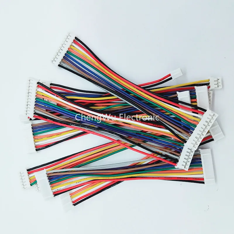 5pcs PH2.0mm Double Head Same / Reverse Direction Wire Cable 2/3/4/5/6/7/8/10Pin Female Plug Electronic Wire Length 10//20/30cm