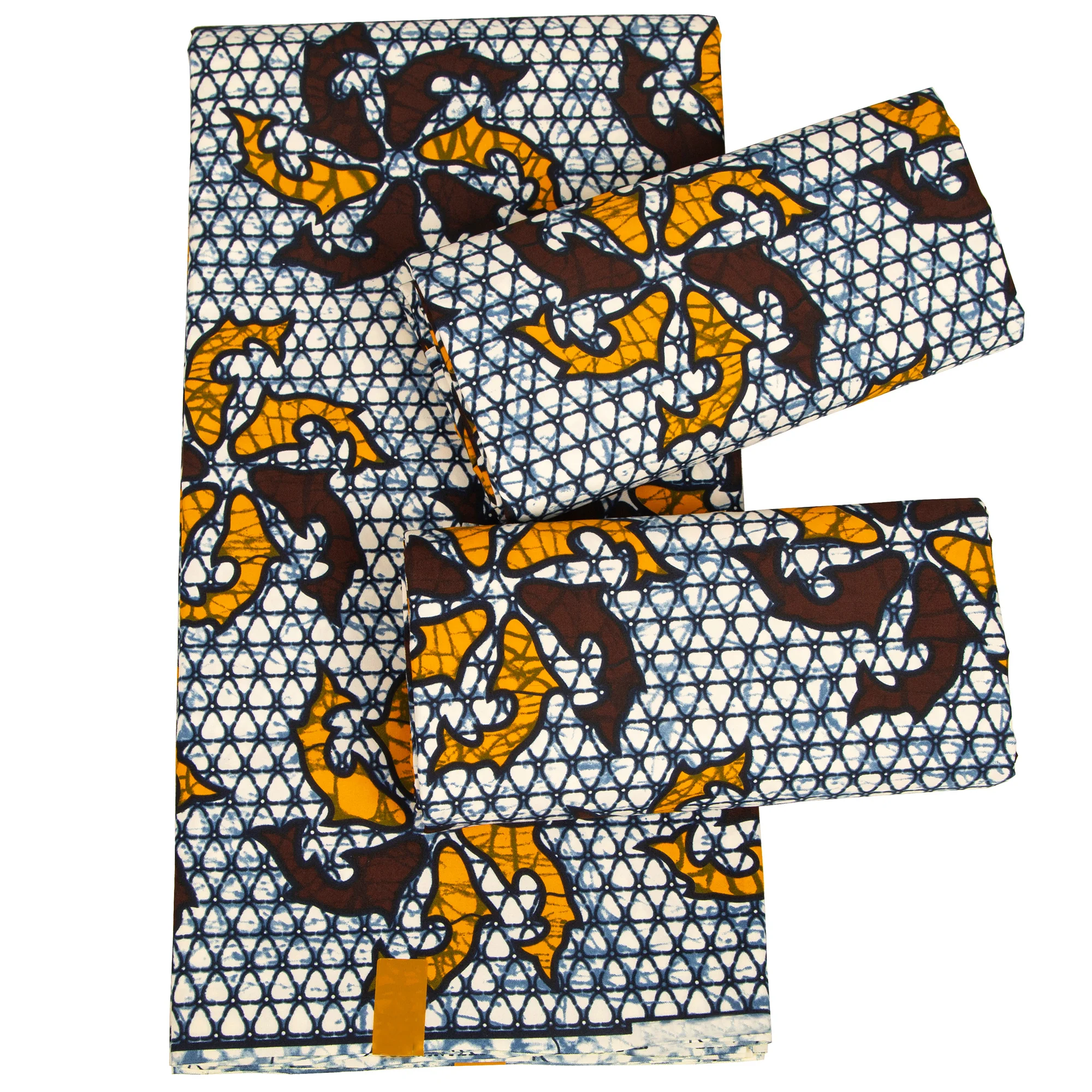 Veritablewax Nigeria Ankara African Fabric Wax Batik Fabric Polyester Flower Handsewing High Quality Cloth for Clothing FP6628