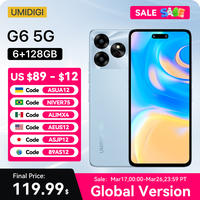 [NEW 5G] UMIDIGI G6 5G Smartphone 5G Android 13 Dimensity 6100+ 6+6GB 128GB 6.57” 90Hz 50MP Ultra-Clear Eye-Care Dual Camera NFC