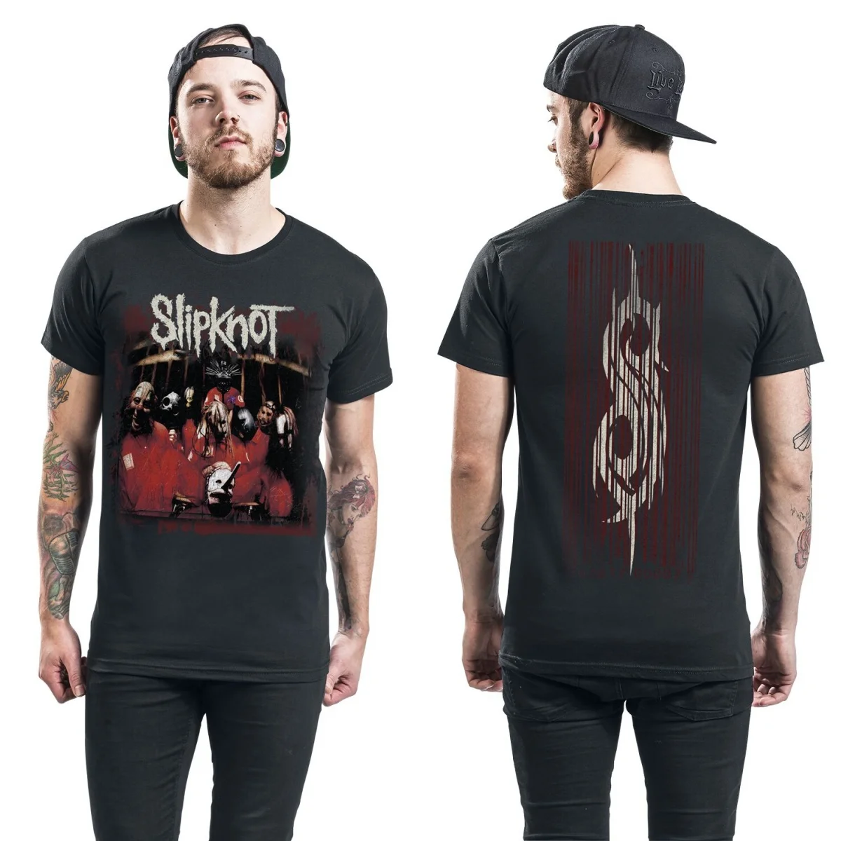 Rare Slipknot Graphic Cotton T-shirt Unisex Summer Short Sleeve Fashion Brand Tee Luxury Casual Vintage Tees - view 2