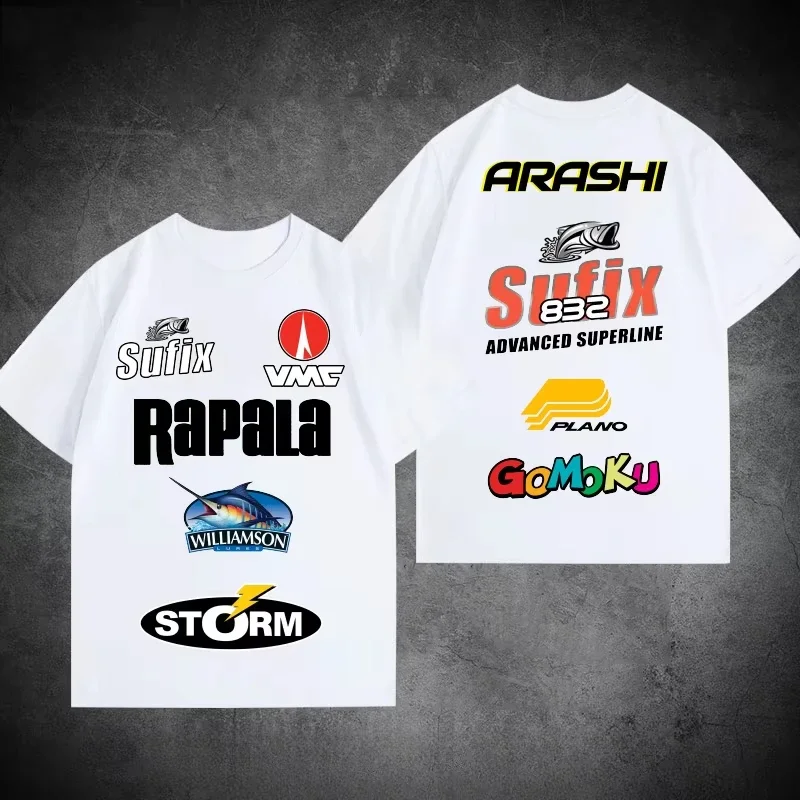 

Лето 2025 г., футболка для совместной работы Sub-бренда, футболка большого размера с короткими рукавами, модная повседневная футболка из чистого хлопка большого размера