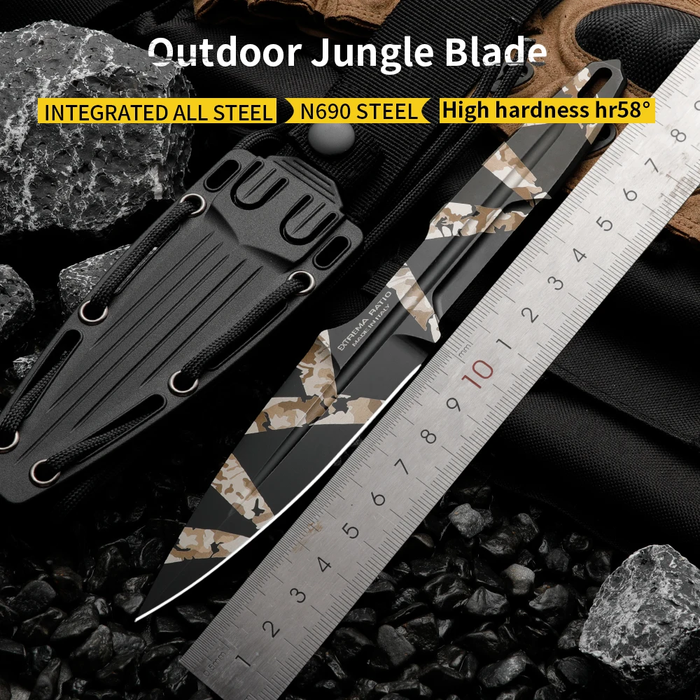 

High quality steel fixed blades, outdoor straight knives, wilderness survival knives, men's knives, tactical knives