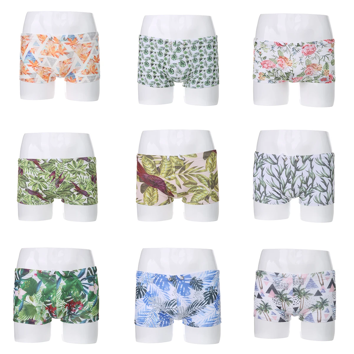 Hot Sell Swimwear Man Swimming Boxers Shorts Sexy Swimsuit Men Low Waist Swim Trunks hombre Bathing Suit