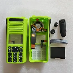Grünes Zwei-Wege-Radio gehäuse mit Lautsprecher mikrofon für Motorola xpr7550 dgp8550 dp4800 dp4801 Walkie-Talkie-Reparatur teil