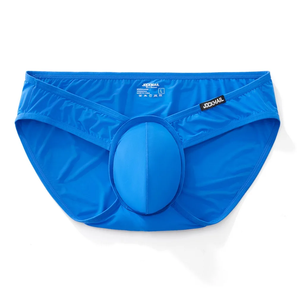 

Мужские трусы-слипы с объемным выступом, низкой посадкой, однотонные, сексуальное эротическое белье, модная нижняя одежда