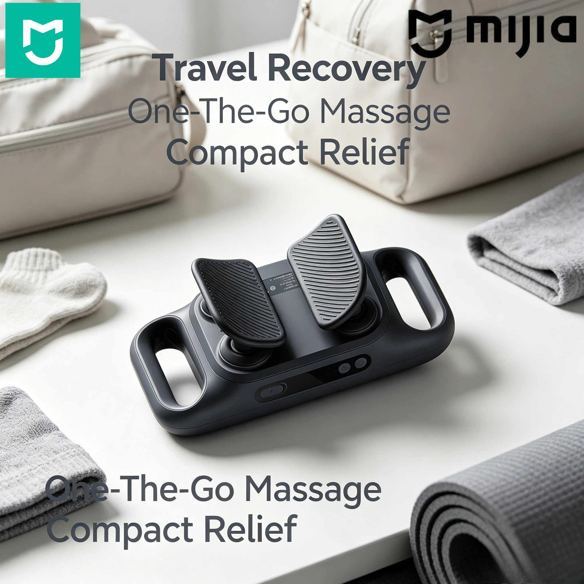 Home Gym Multi - Mijia Multi‑Head Massage Gun 3 Rechargeable