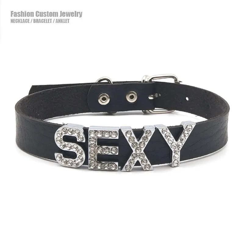 Customized Necklaces Rhineston - Body Jewelry Goth ulasan dan harga