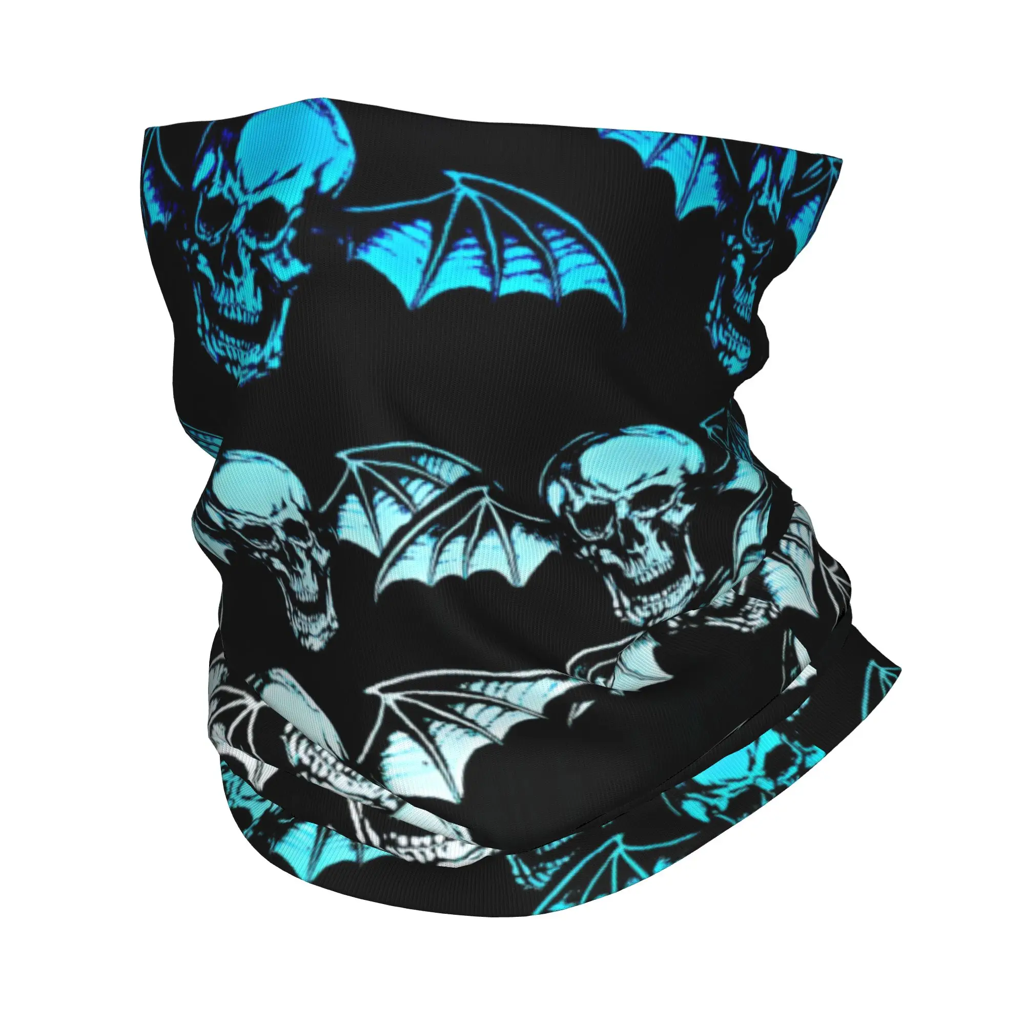 Custom A-Avengeds S-Sevenfolds Classic Skull Bandana Neck Gaiter for Ski Running Men Women Wrap Scarf Vintage  Balaclava Warmer