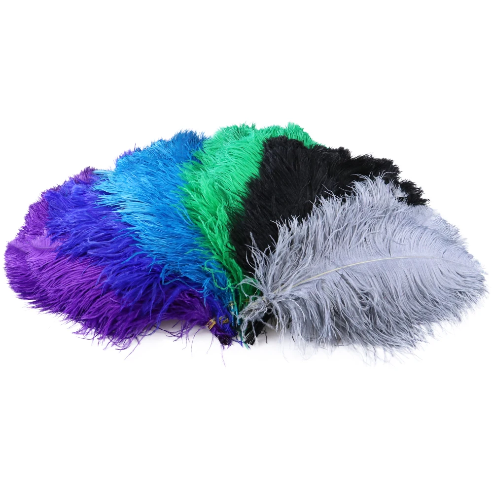 10PCS/Bag Natural Ostrich Feather Decorative for Wedding Centerpieces for Tables High Quality Ostrich Plumas Accessories 20-45cm