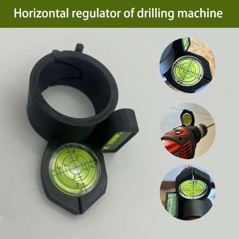 Universal Adjustable Drill Leveler Bubble Level Drilling Guide Positioner for Electric Drill Woodworking DIY Home Construction
