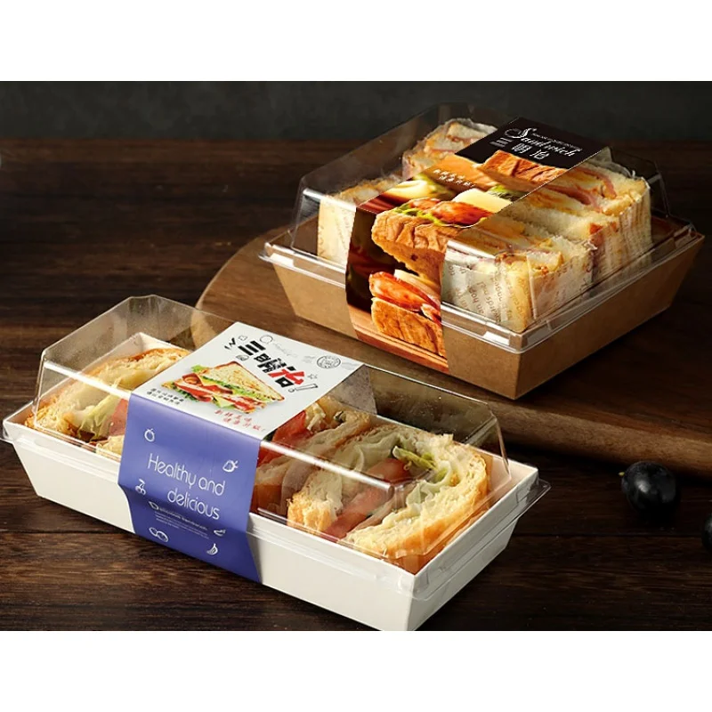 Kunden spezifische Produkte Einweg Sandwich Box Form Sandwich Box Hot Sale Boxen für die Verpackung