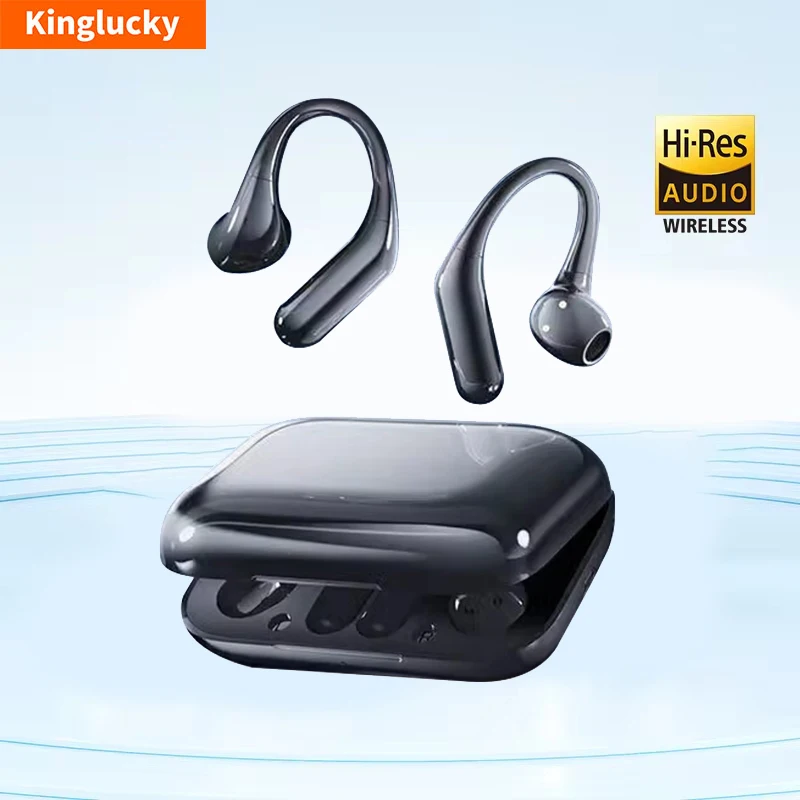 

Kinglucky air8 Ear hook Earphones Wireless Headphones Noise Reduction Super long battery life Sport Headset for Android iOS