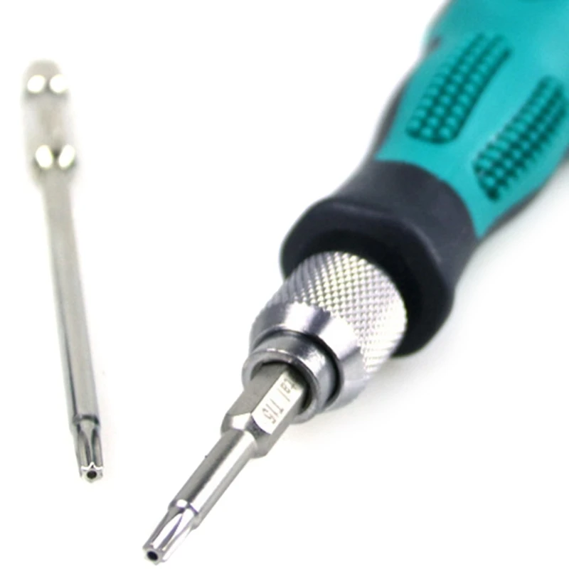 Multifunctional 6.35mm  Screwdriver 1/4inch HexShank Non Slip Comfortable Handle Screw Driver Bit Holder Durable