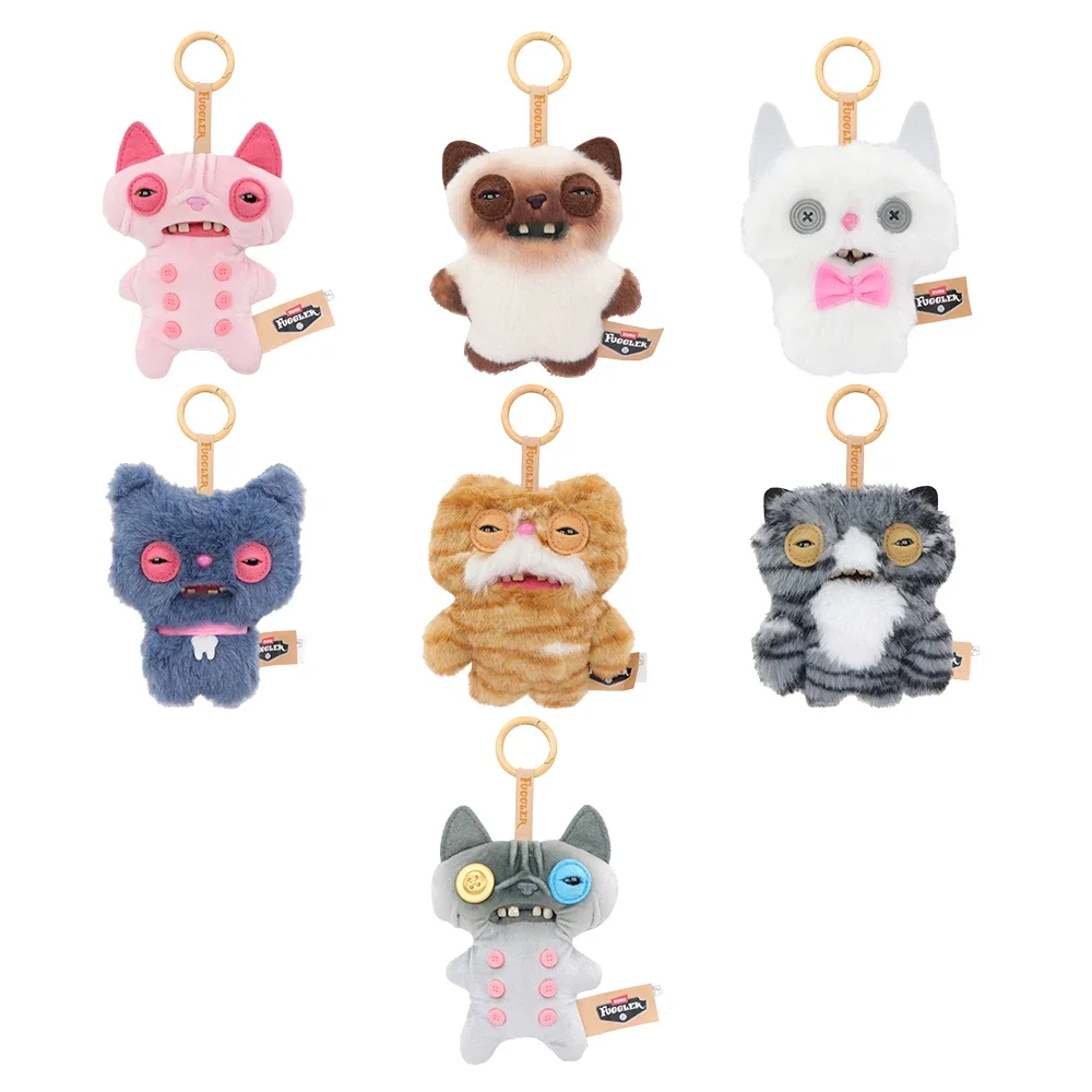 Fugglers Alley Cats Care Bears Plüschtiere Fugg Nuggets Schlüsselanhänger Lustiges hässliches Zahnmonster Taschenanhänger Puppen Rucksackdekoration Taschenbezug – Detail 6