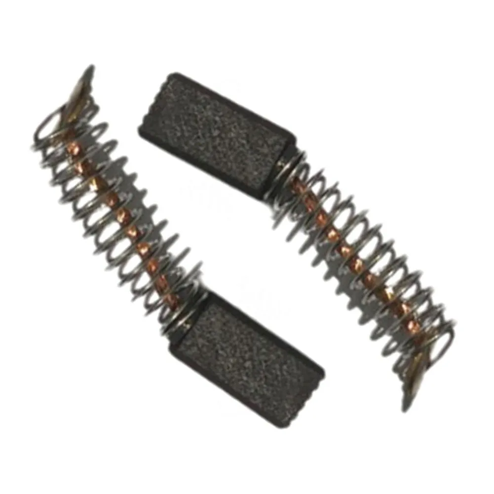 Replacement Carbon Brushes 2pcs 6.2x6.2x11.5mm for For power Tool Motor with Wire and Brush Springs for Motor Stability