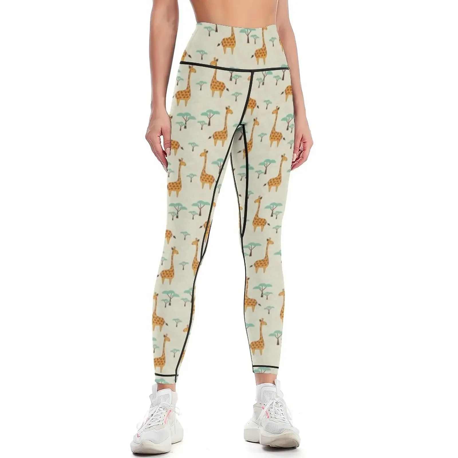 Giraffes Leggings Jogger pants legging gym Women's tights Leginsy push up Womens Leggings